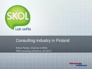 Consulting industry in Finland