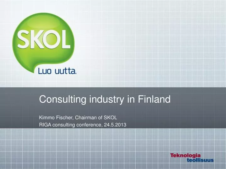 consulting industry in finland