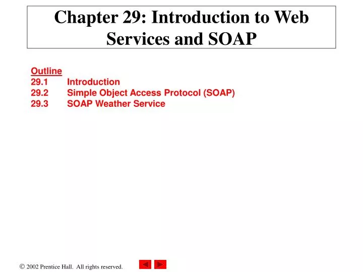 chapter 29 introduction to web services and soap