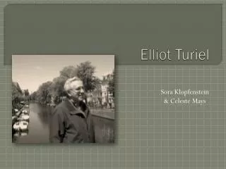 Elliot Turiel