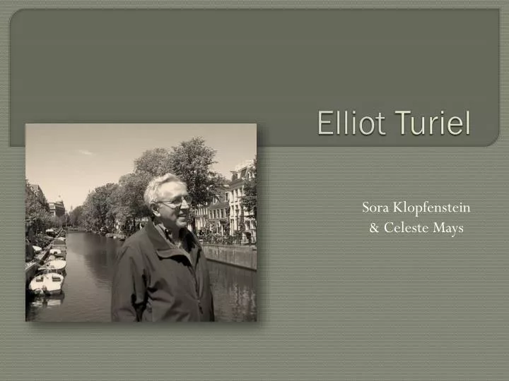 elliot turiel