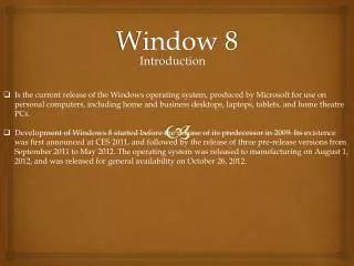 Window 8