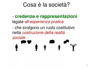cosa la societ