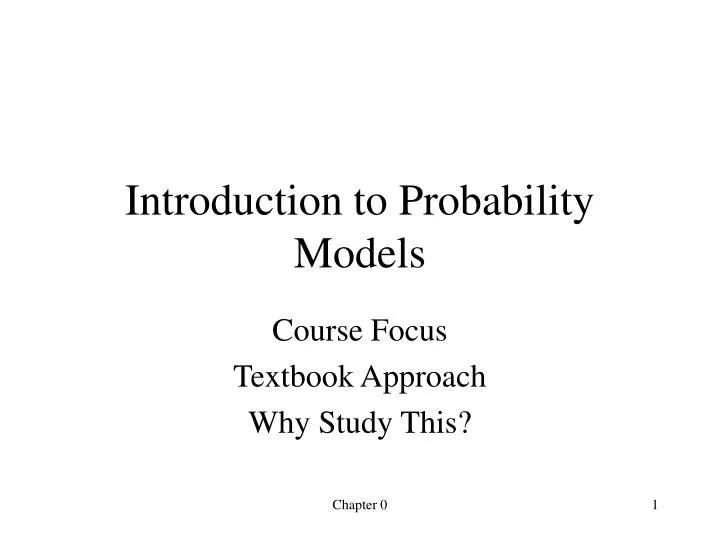 introduction to probability models