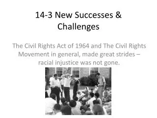 14 3 new successes challenges