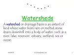 Watersheds - slide 1