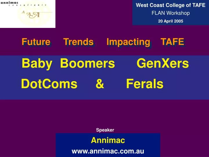 baby boomers genxers dotcoms ferals
