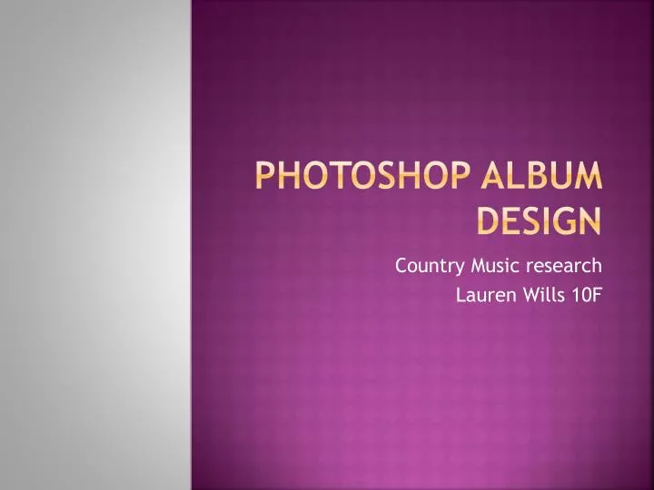 photoshop album design