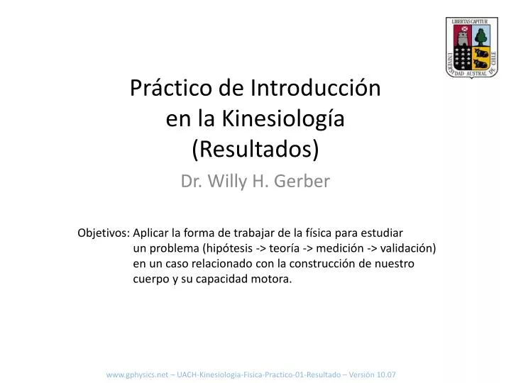 pr ctico de introducci n en la kinesiolog a resultados