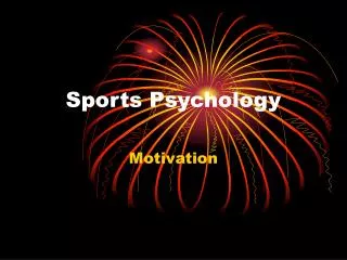 Sports Psychology