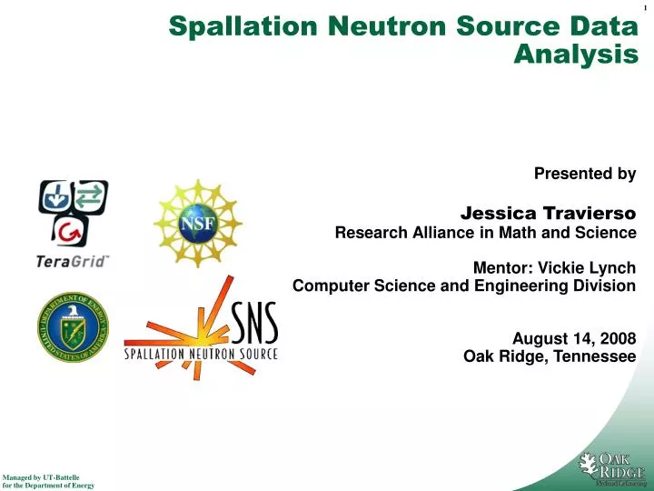 spallation neutron source data analysis