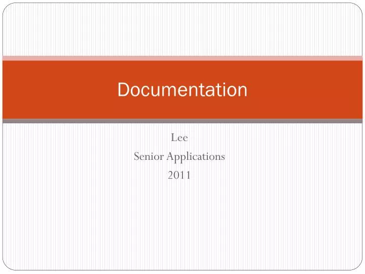 documentation