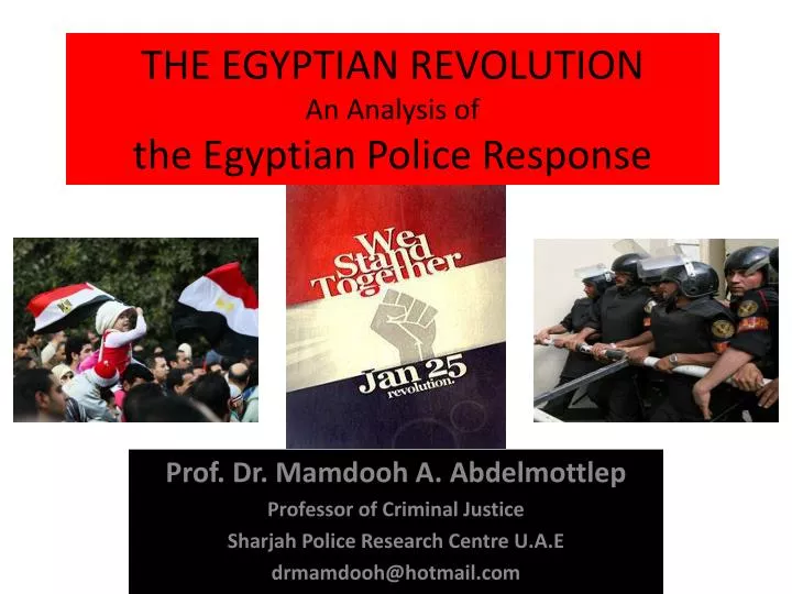 the egyptian revolution an analysis of the egyptian police response