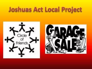 Joshuas Act Local Project