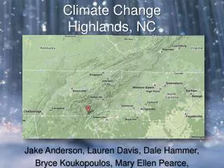 Climate Change Highlands, NC