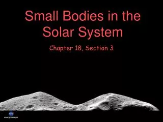 Small Bodies in the Solar System