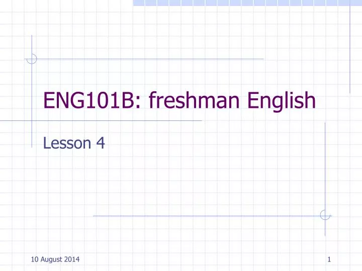 eng101b freshman english