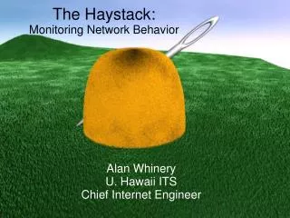 The Haystack: Monitoring Network Behavior