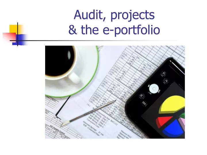 audit projects the e portfolio