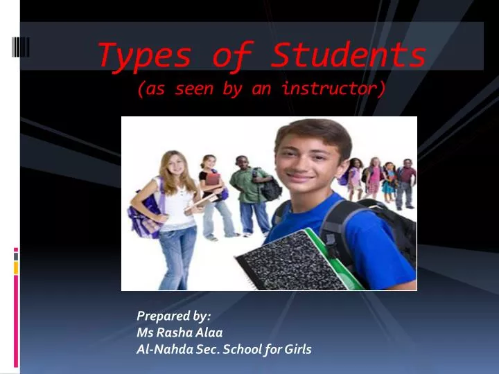 types of students as seen by an instructor