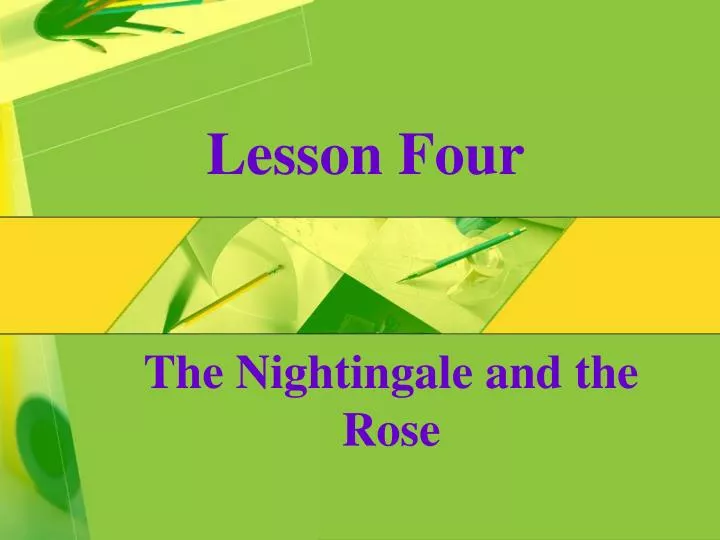 lesson four