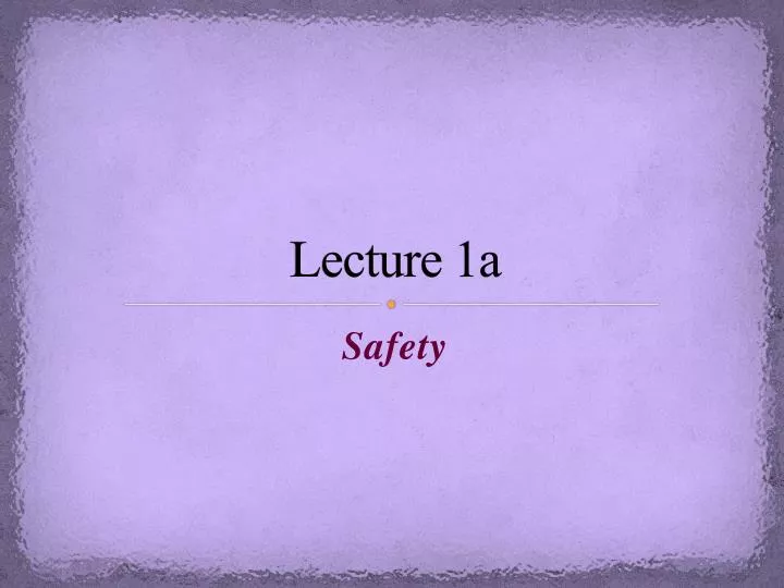 lecture 1a