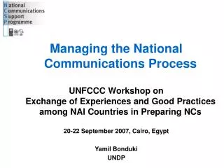 Managing the National Communications Process