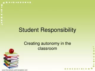 Student Responsibility