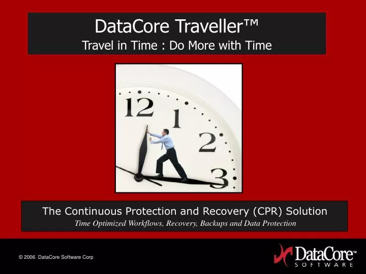 datacore traveller travel in time do more with time