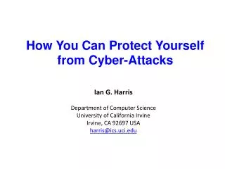 How You Can Protect Yourself from Cyber-Attacks