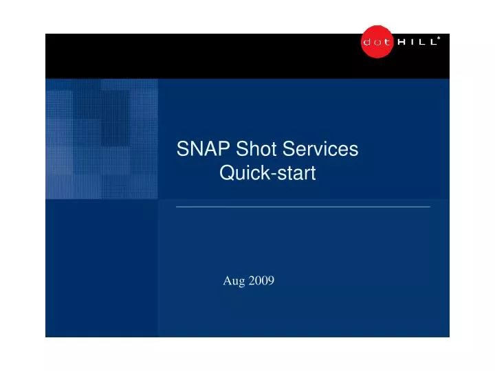 snap shoot services