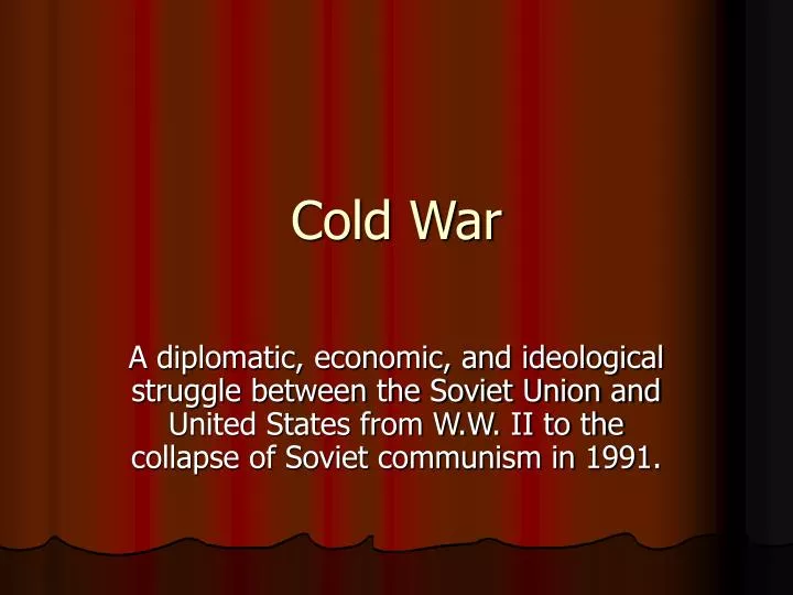 cold war