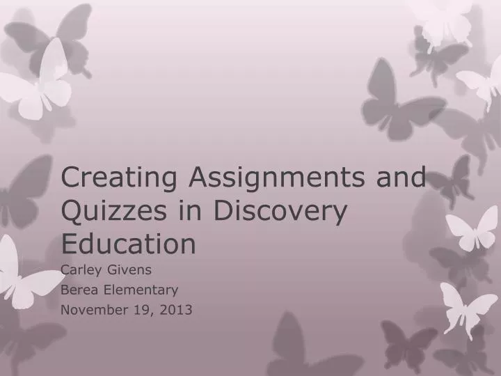assignments discoveryeducation