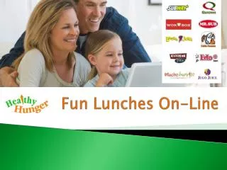 Fun Lunches On-Line