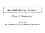 Agent Technology for e-Commerce - slide 1