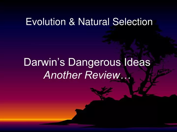 darwin s dangerous ideas another review
