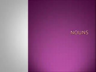nouns
