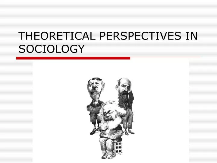theoretical perspectives in sociology
