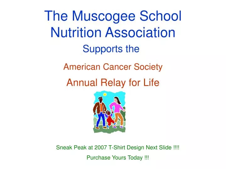 the muscogee school nutrition association