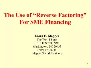 How can a firm convert its (illiquid) Accounts Receivable into Short-Term Financing?