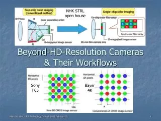 Beyond-HD-Resolution Cameras &amp; Their Workflows