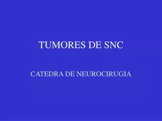 tumores de snc
