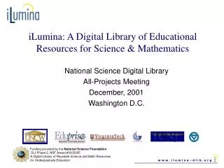 iLumina: A Digital Library of Educational Resources for Science &amp; Mathematics
