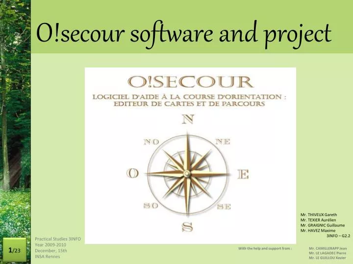 o secour software and project