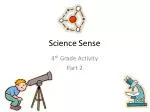 Science Sense - slide 1