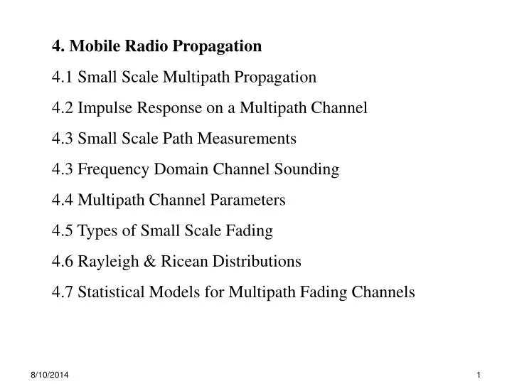 4 mobile radio propagation