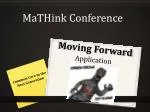 Moving Forward - slide 1
