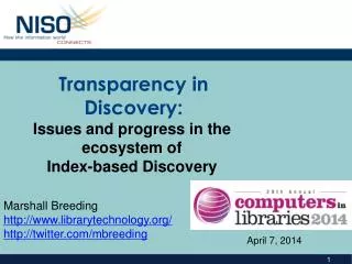 Transparency in Discovery: