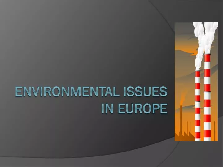 environmental issues in europe
