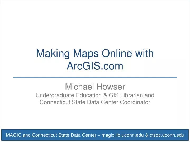 making maps online with arcgis com